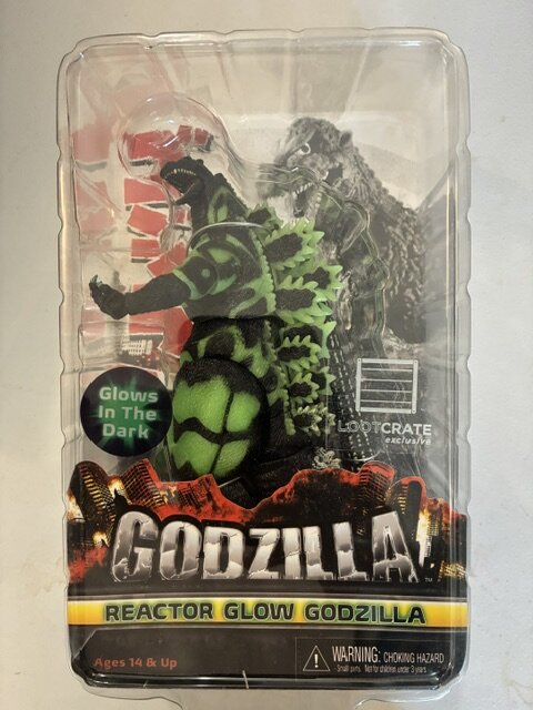 NECA Reactor Glow Godzilla Action Figure – Loot Crate Exclusive