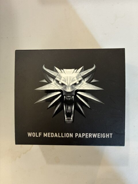 The Witcher 3: Wild Hunt Wolf Medallion Paperweight