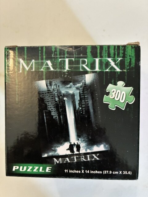 The Matrix 300 Piece Jigsaw Puzzle LootCrate Exclusive 11x14 Inches