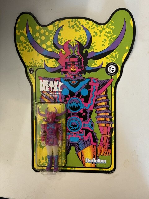 Super7 ReAction Heavy Metal Lord of Light Cosmic Creator Figure Unpunched MOC